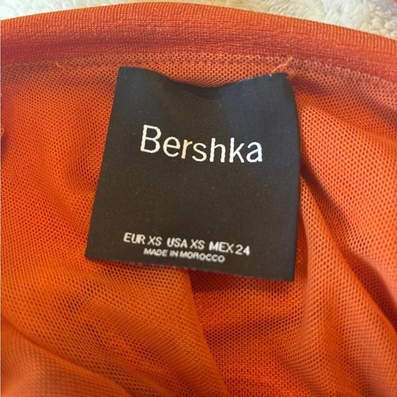 Bershka Rust Backless Dress - Picture 4 of 4